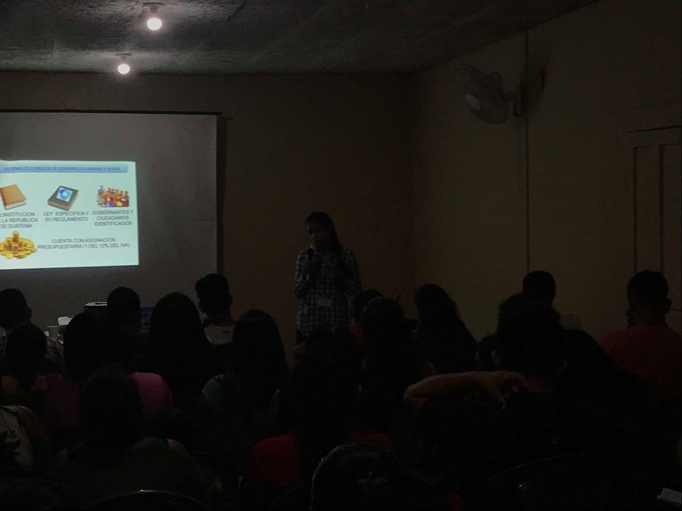 CAPACITACIÓN A ORGANIZACIONES DE JÓVENES DEL MUNICIPIO DE  SAN FRANCISCO, PETÉN